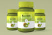 custom supplement bottle and packaging label design for vitamins