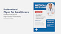 design a professional medical flyer for healthcare, clinic, and hospital