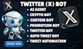 do custom twitter bot ai tweet automation grok ai openai chatgpt agent api x bot