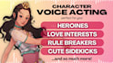 be your female voice actor
