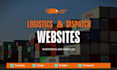 develop dispatch logistics trucking freight and shipping website