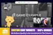 custom chat widget animation for twitch youtube streamer by kong vector