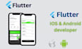 develop IOS and android  flutter mobile app flutterflow with API and firebase