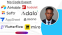 build airtable crm, softr client portal, adalo, asana, appsheet, miro, todoist
