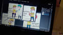 cartoon characters flat design