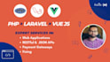 develop PHP laravel vuejs web applications, rest apis