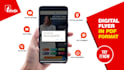 design you a mobile digital flyer in clickable pdf
