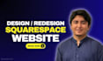 do modern squarespace website design or redesign squarespace website development