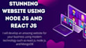 develop a custom website using react js, node js, express and mongodb