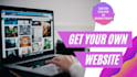 create responsive blogging website or ecommerce website