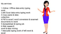 do data entry, data collection, copy past and so on