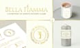 do luxury logo, candle label, product label design