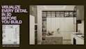 design kitchen interior 3d and render