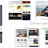 professional creative and modern landing page design UI UX