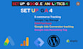 setup google analytics 4, ga4 ecommerce tracking with GTM