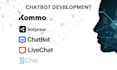 do livechat chatbot com kommo landbot uchat tawk to botpress voiceflow chatfuel