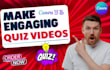create engaging canva quiz videos, trivia, question and shorts vids