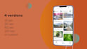 do unique app promo video with smartphone design screens