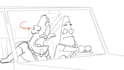 do 2d traditional animation, hand drawn, frame by frame, 2d line art animation