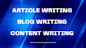 write 1000 word SEO article in 24 hours for your websites and projects