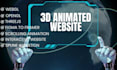 do 3d animation website development, r3f gsap webgl opengl webar threejs website