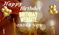 create birthday website, wedding website, landing page