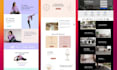 design a simple responsive website figma, HTML, CSS and angular