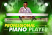 be your professional piano player