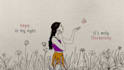 create genuine hand drawn lyric video