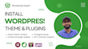 install and customize wordpress theme plugins, import demo