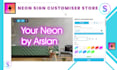 develop professional shopify neon sign customizer store