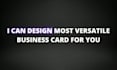 design outstanding, versatile and elegant business ecards