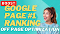 provide off page seo optimization 1st page google ranking