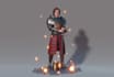 create stylized 3d character