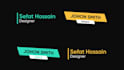 do trendy 4k social media lower thirds animation
