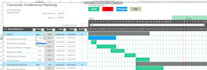 create project schedule timeline gantt chart using microsoft excel
