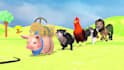 create 3d animals animation for kids learning