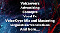 record voice over in african language and tone