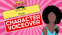 provide a professional female character voice over in english