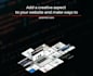 do dynamic and responsive website development as a full stack developer