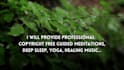provide professional guided meditations music for you