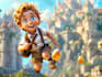 make a children book cartoons and creations using midjourney