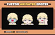 draw cute animated emote for your twitch
