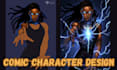 draw custom comic character design nsfw comic character illustration comic art