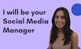be a social media manager