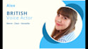 record a pleasant british female voice over