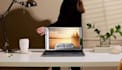 mockup macbook, laptop or device screen product for images