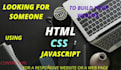 create any HTML CSS javascript website or assignment project