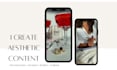 create aesthetic content for your socials, reels