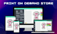 build ai based print on demand store with product customizer